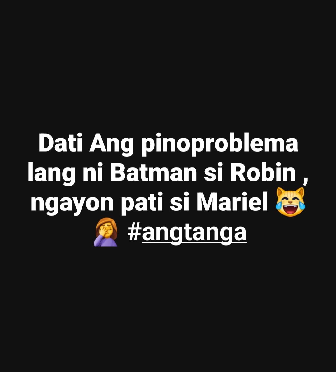 SETHXYRILL's tweet photo. Lol! Sakit na siguro ng bungo ni BATMAN. https://t.co/FBob4rQ8cP