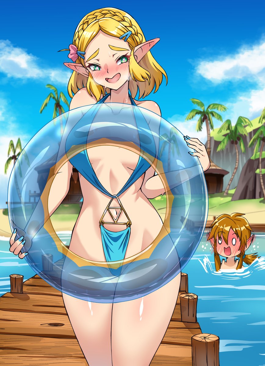 zuchysdraws's tweet photo. Our beloved Zelda enjoying a relaxing summer day.☀️💙 🤗 https://t.co/HSEN3isi6d