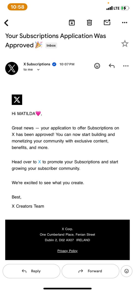Matilda_promzzy's tweet photo. My subscription has finally been approved!🥹🎉
Congratulations to me,Matilda! 🩷 
Another little win unlocked😭🤲🏾 https://t.co/rl75Da9DKP