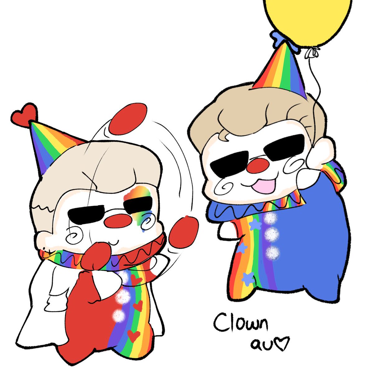 hotfudgex's tweet photo. Wesker bean clown AU would you see his show? 
⭐️
#AlbertWesker #ResidentEvil    #REBHFun #tsumtsum #zeno https://t.co/odD9ehSFMj