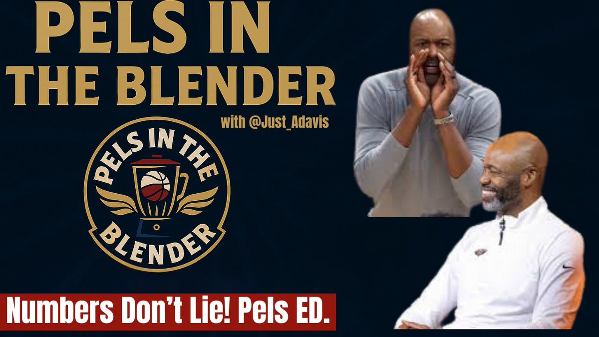 just_adavis's tweet photo. New Live Pels in the Blender!

Which statistics have the strongest correlation to Pelicans victories? We'll break down the numbers that matter most! 

w @cheddachaz 

tap in 
8:00 pm

https://t.co/uCBWG6vINv https://t.co/YKU6TTeuu7