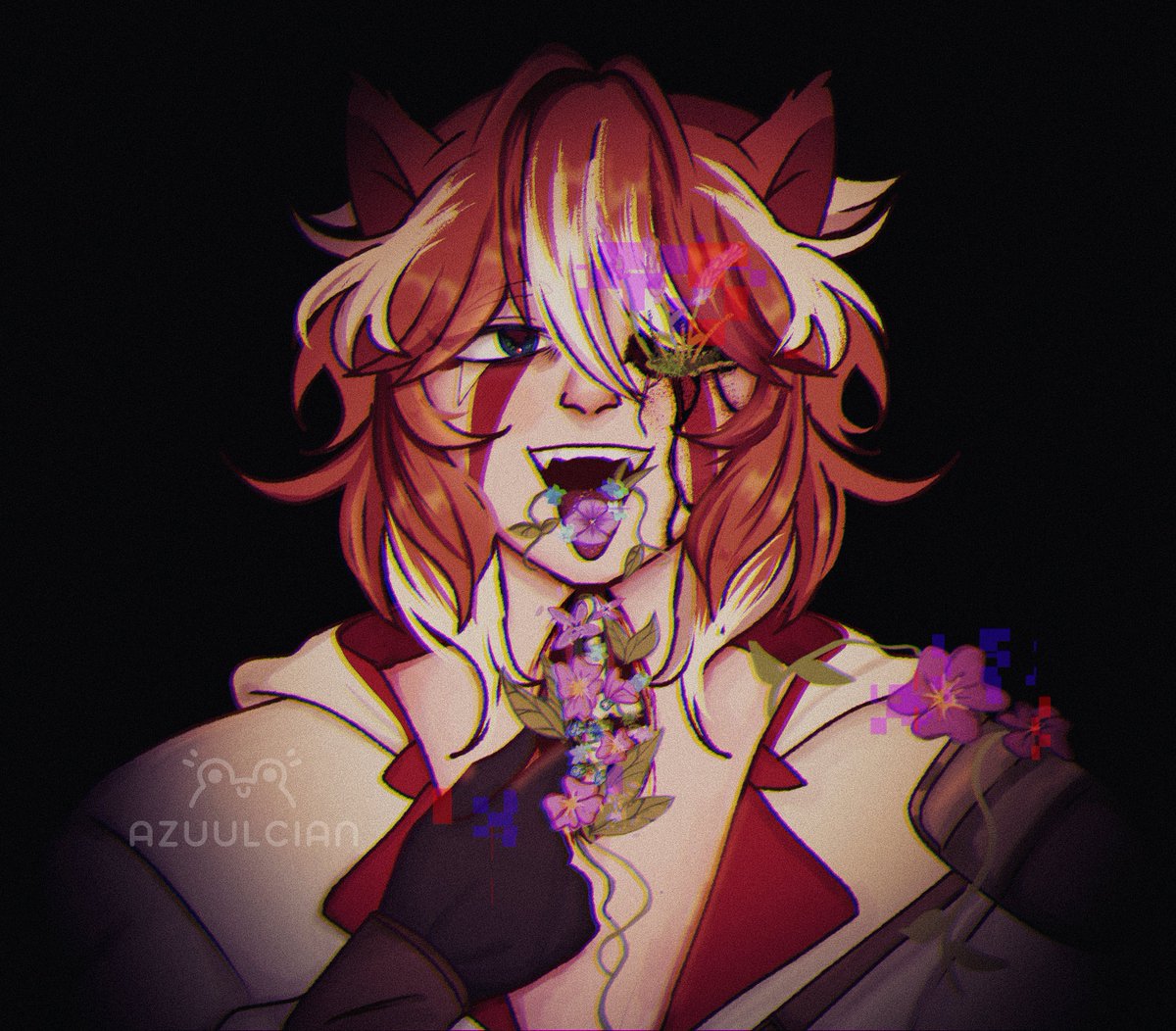 Snoowy_cian's tweet photo. 💜❤️ Day 13: HANAHAKI

"What springs from my heart, as beautiful as it is painful. Will my love reach you before it consumes me?"

#assassinduomonth #qsmp2fanart #qsmp2 #assassinduo https://t.co/0hL0dJR7uL