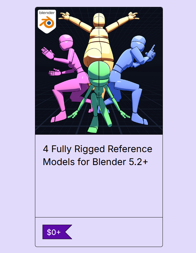 robert00poole's tweet photo. I made the Beryl-shaped one for myself for having a good 3D pose reference for drawings, but I realized I should make more and put them up for free! Get them below https://t.co/Wt895WAJw0