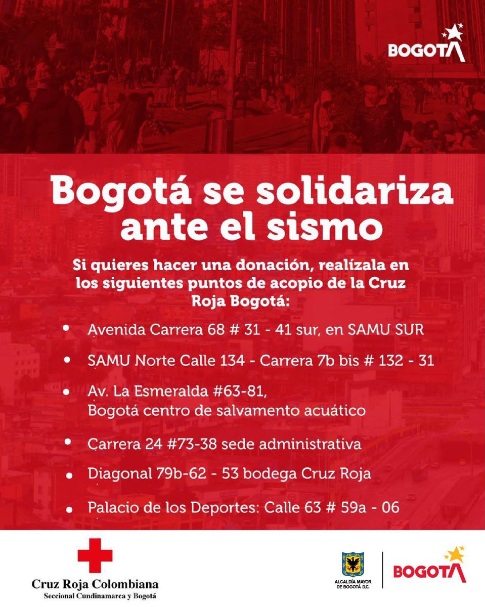 MariaFdaCabal's tweet photo. Todos a ayudar. 🙏 juntos saldremos de esta emergencia. https://t.co/D55za5F9ZX