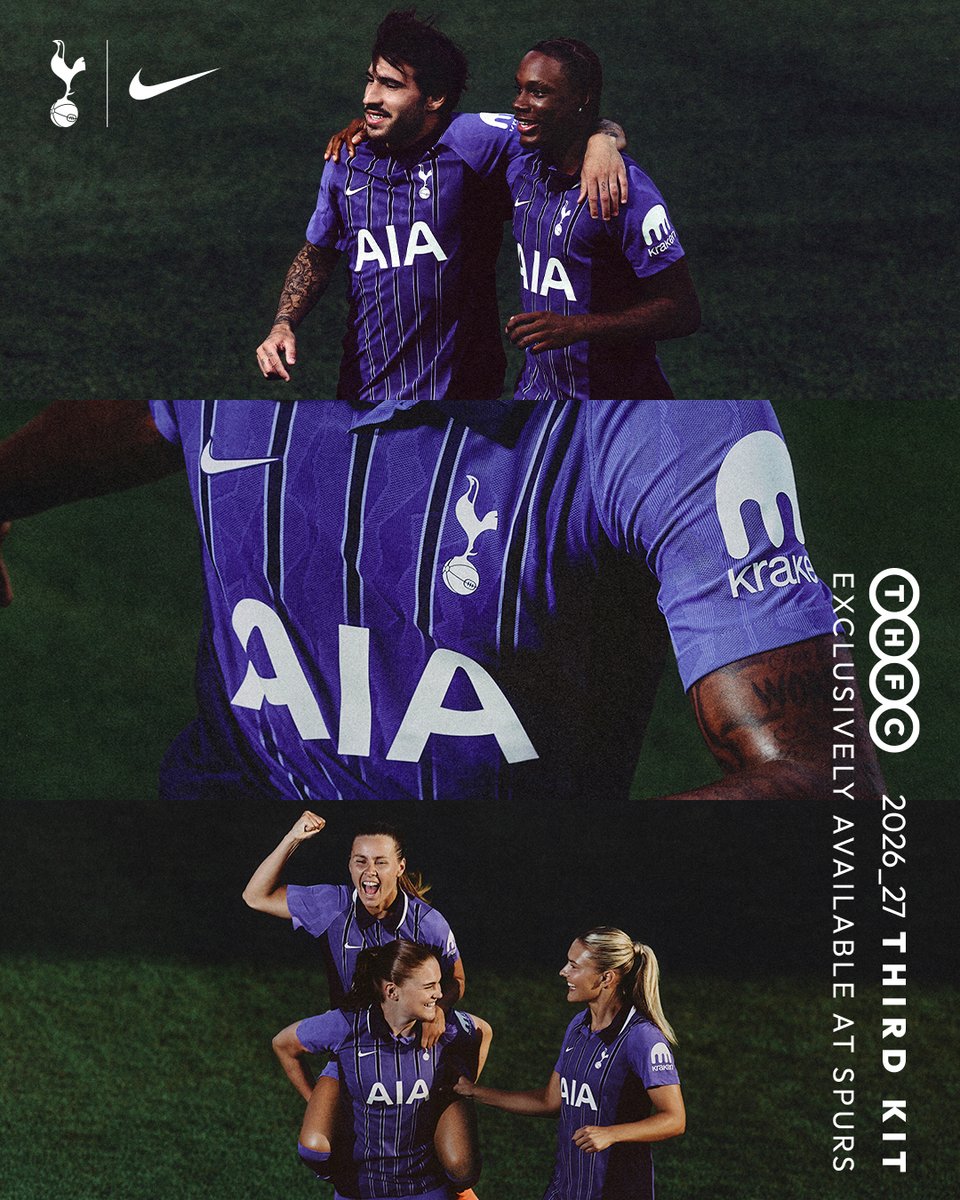 SpursOfficial's tweet photo. Bringing a club classic into the present.

Introducing our 2026/27 Third Kit.