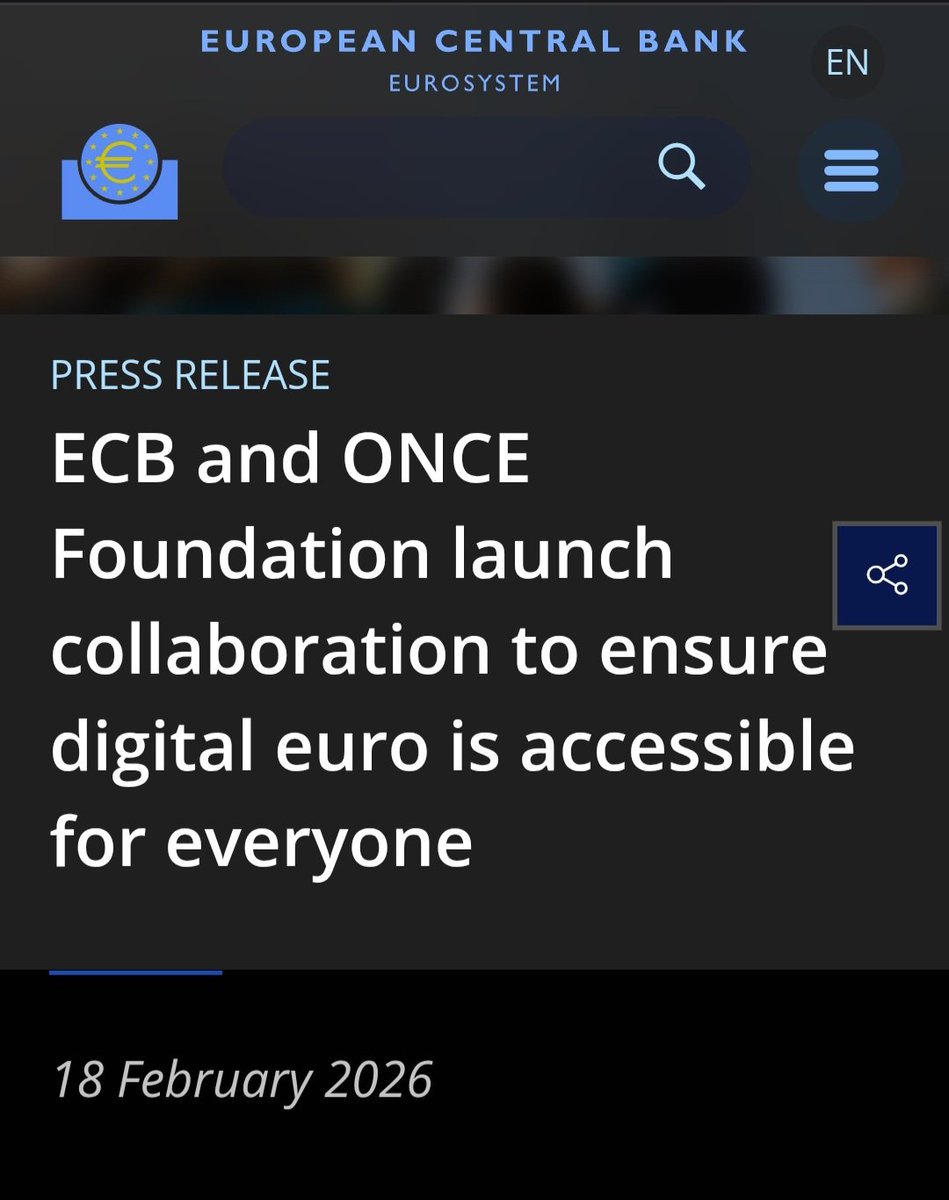 LFJIreland's tweet photo. The “mandatory acceptance of the digital euro” is “necessary”, said the Commissioner for the Economy, Valdis Dombrovskis, in response to a parliamentary question on the matter.

"European Commission’s proposal “grants the digital euro, as a new, digital form of the single currency, legal tender status,” in the same way as banknotes and coins, for which acceptance is mandatory. The Commissioner for Economic Affairs insists that the latter is “necessary to ensure the effective use of the euro as the EU’s single currency, which is the very objective of Article 133 of the TFEU. The mandatory acceptance will allow the digital euro to enjoy a sufficiently uniform level of acceptance throughout the euro area. In the absence of this acceptance requirement, there would be a risk that the digital euro is accepted only selectively, leading to a fragmented usability of the digital euro, which stands in contrast to the aim of Article 133 of the TFEU,” Dombrovskis said.

What he fails to mention is that mandatory acceptance means forcing businesses to accept a new government-backed digital currency that interferes with their right to contract and trade freely. It goes without saying that this imposes mandatory digital currency trading on all businesses, and this is unlawful and unacceptable.

The European Central Bank has selected 36 payment providers which include traditional banks, digital banks and payment companies, with several of Europe's largest financial institutions among those taking part, including Deutsche Bank, UniCredit, Revolut, Adyen and Stripe. ECB Executive Board member Piero Cipollone said the level of interest demonstrated that the payments industry was ready to help to "shape the project's next phase" 

Of course they are.. 

RESIST Digital ID and Digital Currency with all your might. SAY NO! Push back NOW like your life depends on it because it does.
#RESISTCBDC #RESISTECBDC #SAYNO