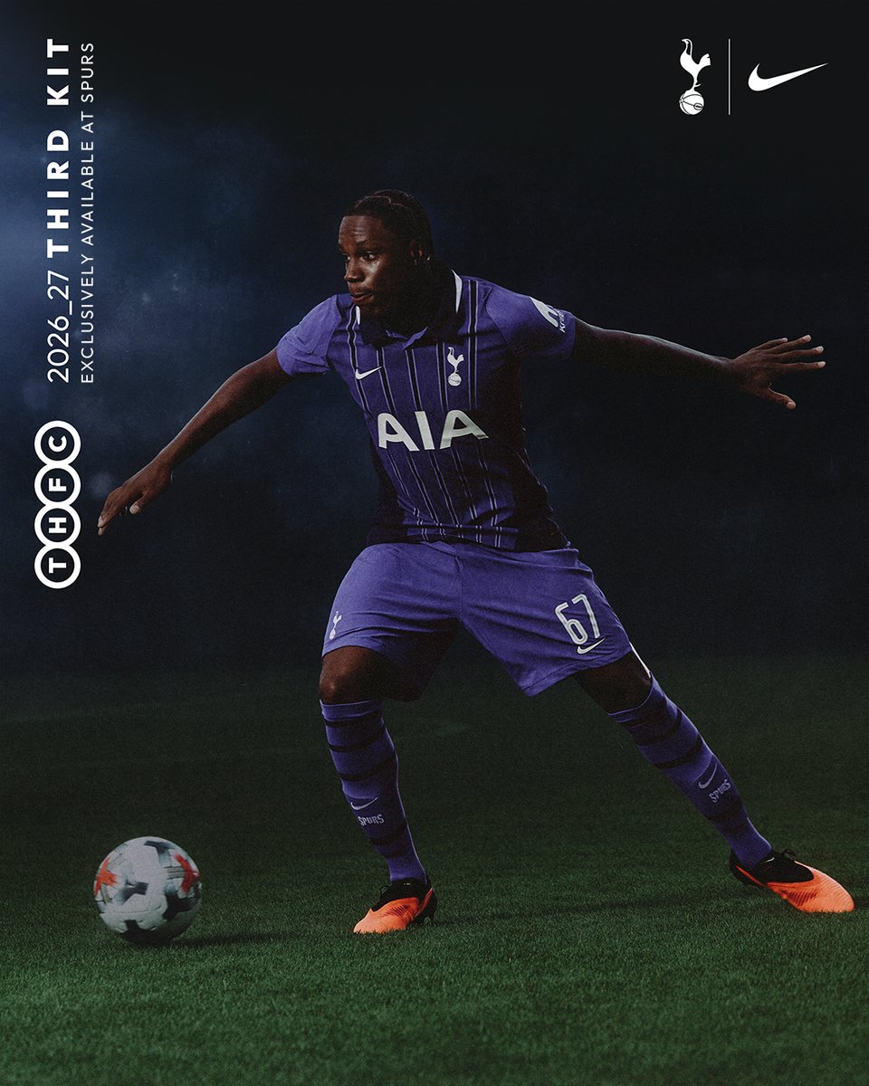 SpursOfficial's tweet photo. Bringing a club classic into the present.

Introducing our 2026/27 Third Kit.