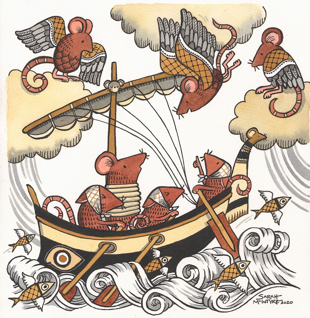 jabberworks's tweet photo. Odyssymaus and the Sirens 🐭 #Odyssey https://t.co/56g63hJz9P
