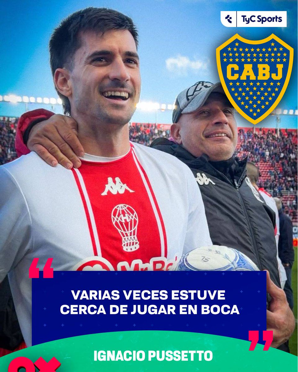 TyCSports's tweet photo. 🗣️ Mano a mano con TyC Sports, Ignacio Pussetto profundizó en las chances que tuvo de llegar al Xeneize en diversas ocasiones:

🎙️ "Varias veces estuve cerca de jugar en Boca. Cuando estaba en Europa, que estaba Alfaro de técnico, me habían llamado. Cuando estuvieron el Mellizo y Diego (Martínez) también. Fueron varias veces, pero después no se dio. En el momento que me voy a México no quería irme de Huracán a otro club del fútbol argentino, no quería competir con Huracán. Esa decisión de ir a México me costó porque fue una decisión que tomé yo, mi familia no estaba tan de acuerdo. Pero sentía que era lo mejor para mi carrera y mi futuro", aseguró el futbolista del Globo.