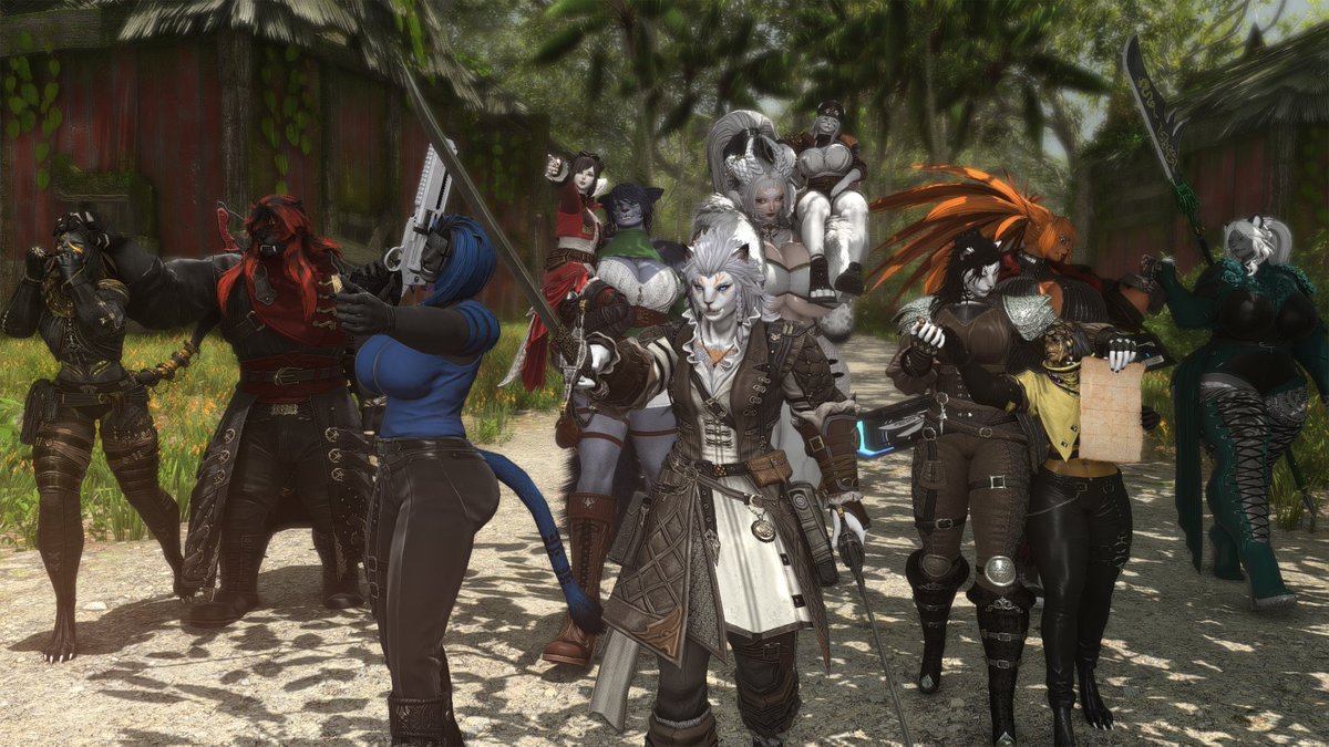 QaraCatto's tweet photo. Let the grand adventures of these Vibrant Shadows Begin!

(extra pics in comments)

Featuring:
@Melascula_Faith 
@SolDoliodos 
@TanyaTheLion 
@NeoFinXIV 
@ThePinkMoonBear 
@SkariceXIV 
bluemoonffxiv (on bsky)
alicerheskha (on bsky)
thegoldencat (on bsky)
Bread and Hima https://t.co/IRQGTDZoj7