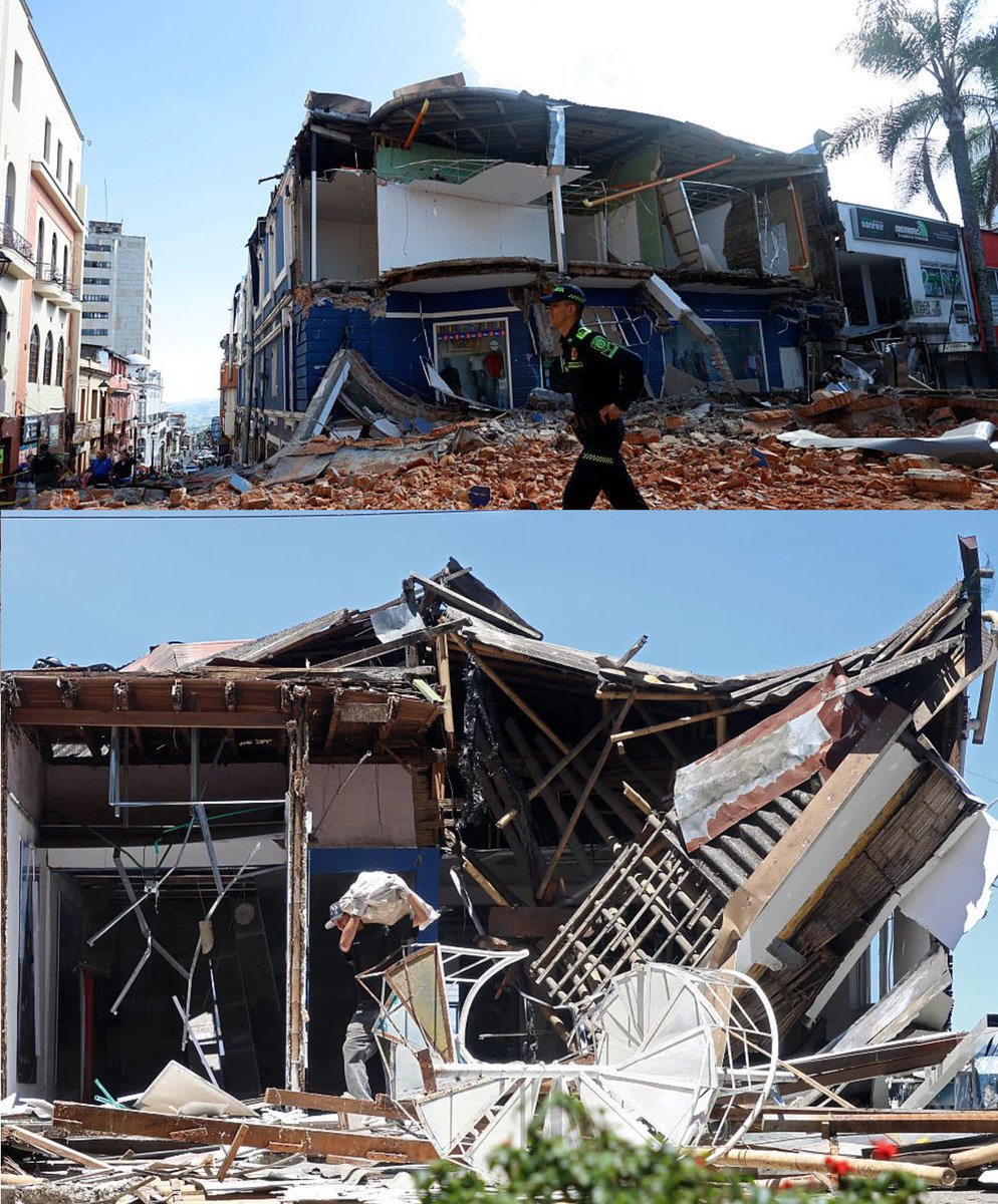DailyWorld24's tweet photo. 🇨🇴#Colombia #Earthquake #ColombiaEarthquake: The death toll from the Colombia earthquake has risen to More Than 100.

Magnitude 7.4 Earthquake Shakes Colombia: Reactions to the Tremor, Death toll

 7.4 earthquake struck Colombia and collapsed the facade of a church
Колумбии и обрушило фасад церкви.