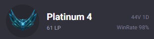 codor10's tweet photo. Acabo de ganar en ranked a un tío que iba 100% winrate, 44 wins-0 loses https://t.co/i2LUHyuGwG