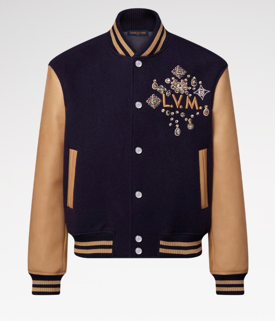DodoFits's tweet photo. LUISSS wearing Louis Vuitton Varsity Jacket ($8,000) https://t.co/NruCkQHV2G