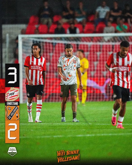 PSVPoland's tweet photo. Jong PSV w składzie z Yarkiem i Esmirem rozpoczyna sezon w znacznie lepszym stylu niż starsi koledzy.
Zwycięstwo nad zdegradowanym Volendam może cieszyć szczególnie przy tak dużej przewadze.
#PSV #JPSVOL https://t.co/B8cENW0VFo