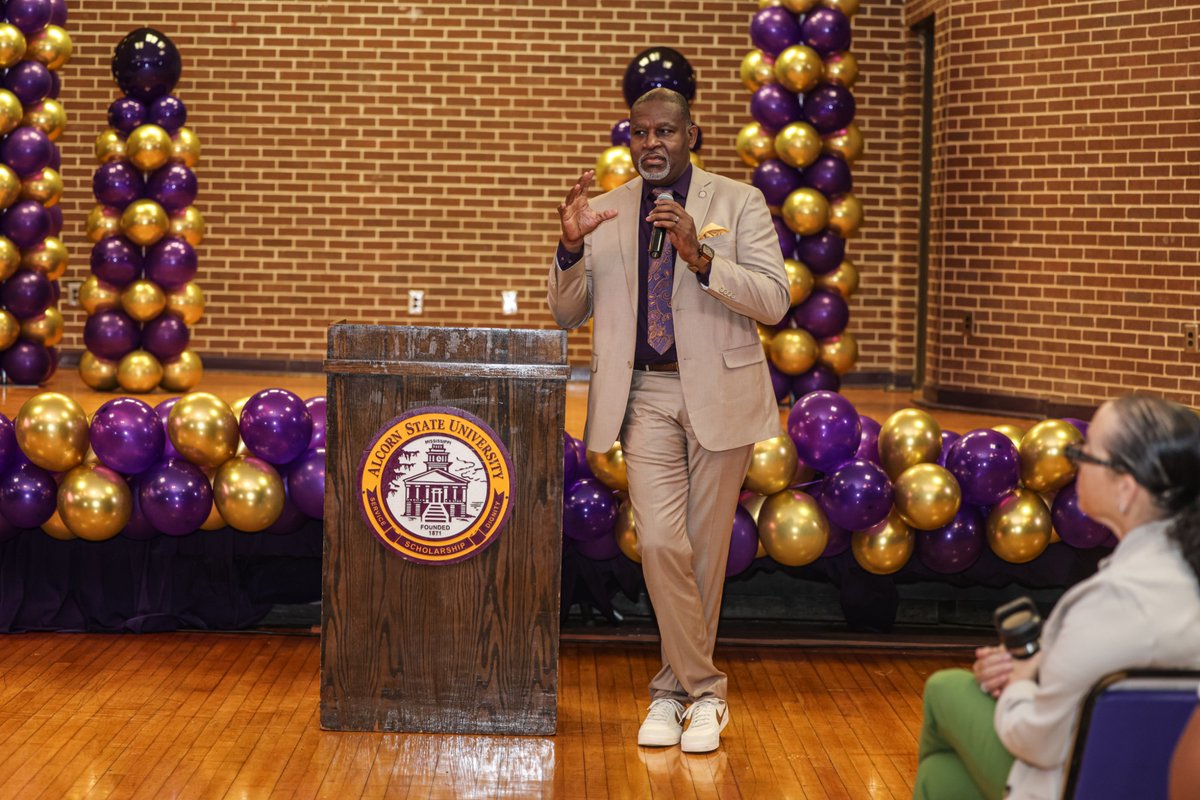 AlcornStateU's tweet photo. Alcorn's commitment to student success never takes a semester off! The Fall 2026 Faculty &amp; Staff Institute brought Alcorn’s faculty and staff together for an exciting professional development experience centered on “Student Success Reimagined and Harnessing AI.”
#AlwaysAlcorn https://t.co/s4KCS8PYbP