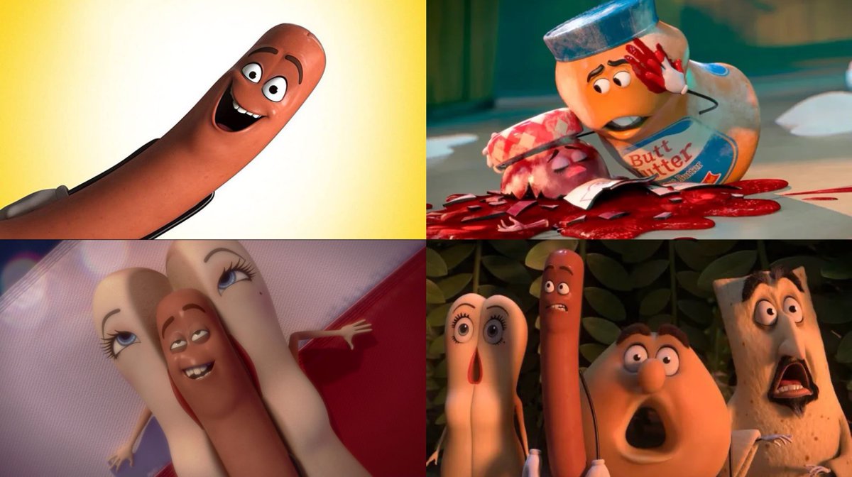 PopBase's tweet photo. ‘Sausage Party’ turns 10. https://t.co/HxjNu1aNr5