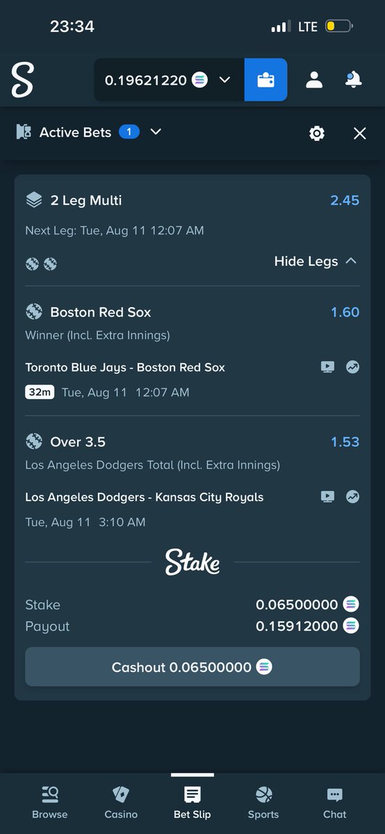 Rainespanthera's tweet photo. My first bet on stake this year , let me roll over 5$ to 200$ 🤲🏻🥹 https://t.co/FJv1sRg7dM