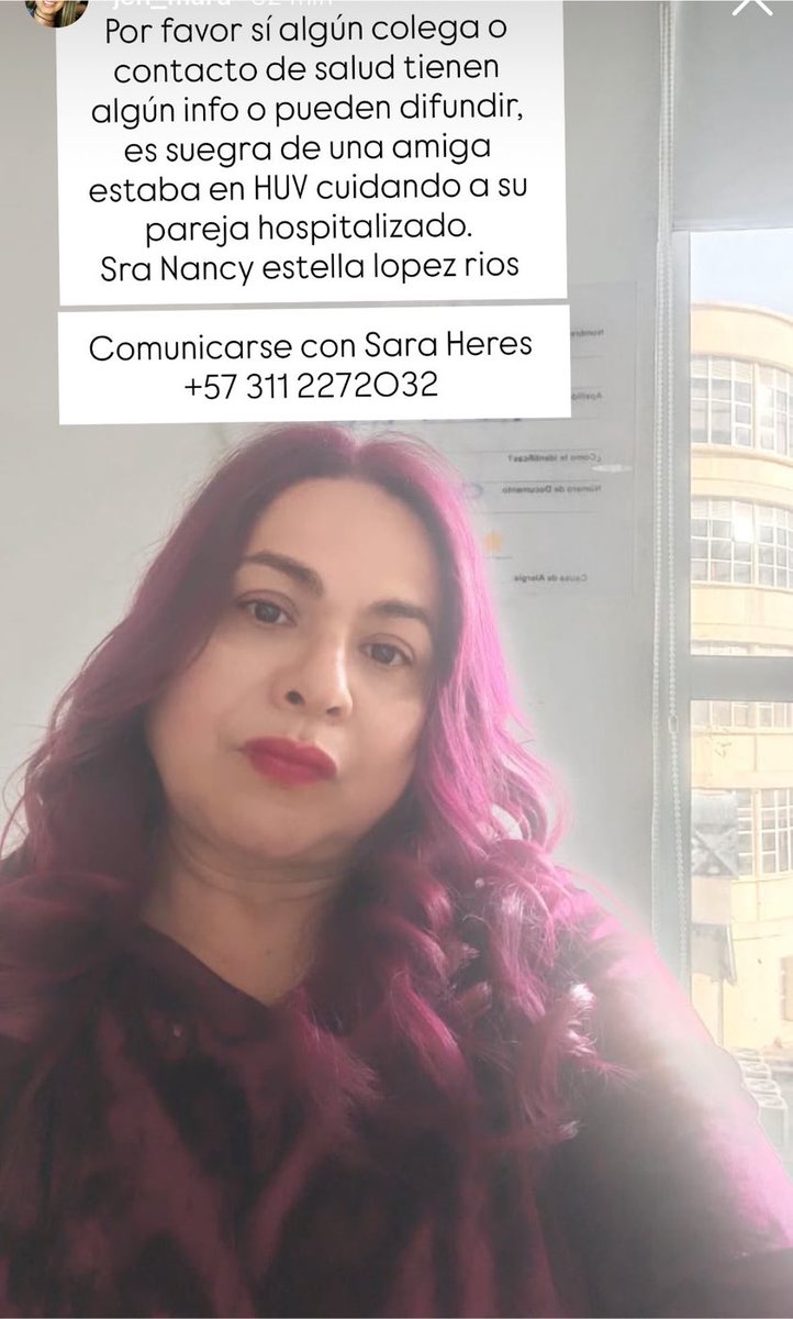 Marianiniecheve's tweet photo. Nancy estaba en el Hospital Universitario del Valle cuidando a un paciente, cuando sucedió el #temblor que causó daños a este centro asistencial. 

La familia la está buscando… 

Por favor, ayudémosles a encontrarla. 

🙏 https://t.co/f15CEmF2EJ