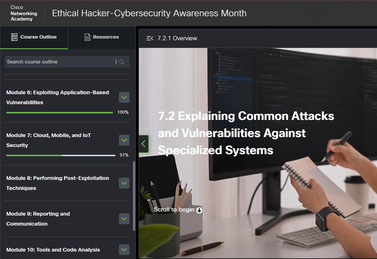 mufaariq's tweet photo. Day 59/60 — Continuing my cybersecurity journey with the Ethical Hacker course, guided by
@adekunle_443 via MUSLIMHACK! Currently progressing through Module 7: Cloud, Mobile, and IOT Security
#60DaysOfCybersecurity
@ireteeh @4osp3l @Cyberhijabitech https://t.co/d8tV37psnC