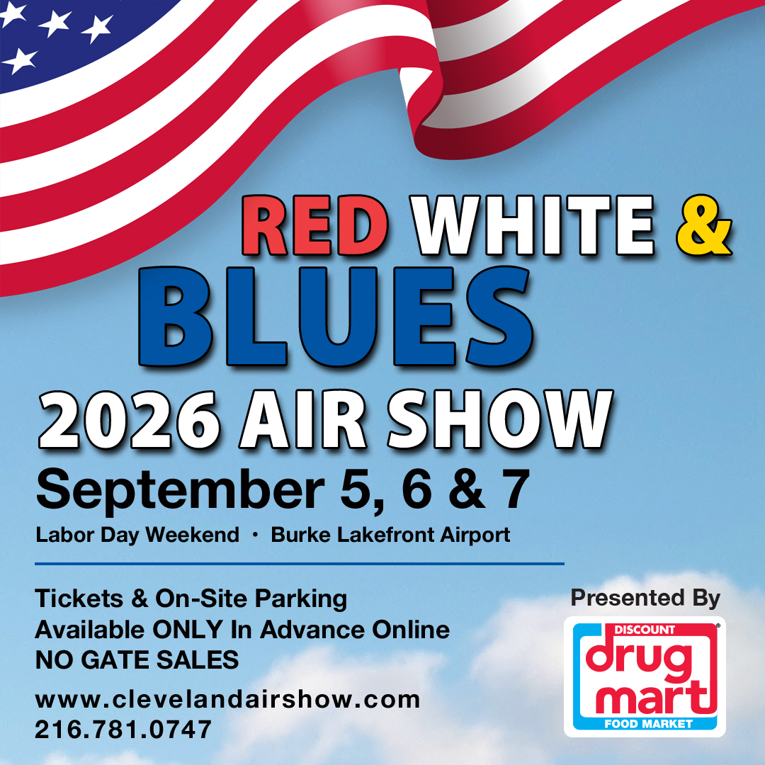 Q104Cleveland's tweet photo. WANT TO GO TO THE @CLEAirShow PRES. BY DISCOUNT DRUG MART? ✈️

Listen to Q104 for the Q Keyword at 9:04, 12:04 &amp; 3:04, then enter at https://t.co/AgSjGpw38x! You could win a 4-pack of tickets to see the @USNavyBlueAngels Labor Day Weekend at Burke Lakefront Airport! 🎟️ https://t.co/sACZiSdS6T