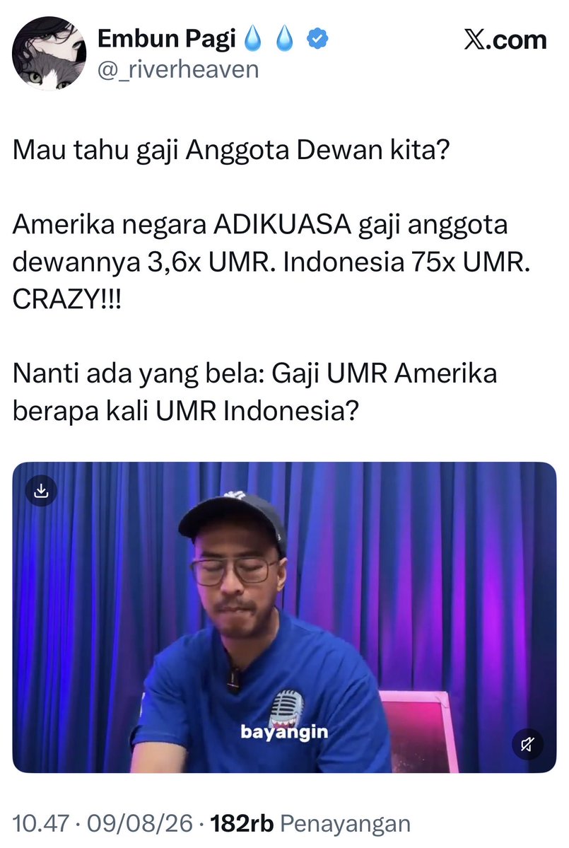 kangdede78's tweet photo. SERENTAK. TERORKESTRASI. POLANYA SANGAT JELAS.

Tetiba ratusan akun memposting cuplikan podcast seorang standup komedi dgn narasi membandingkan UMR vs gaji+tunjangan DPR, dilanjutkan bandingkan Gaji & Gedung DPR dgn parlemen luar negeri. Infografis rapi, angka digoreng sampai 70–75 kali lipat, disebar massal di waktu hampir bersamaan.

Persis pola pemicu demonstrasi Agustus 2025.

Ini bukan keresahan spontan. Ini sumbu yg sengaja dinyalakan.

Jangan bilang kebetulan. Terlalu rapi. Terlalu serentak.

Rakyat memang berhak marah. Tapi kalau kemarahan itu terus disetting, maka y terjadi bukan kesadaran, melainkan dimainkan.