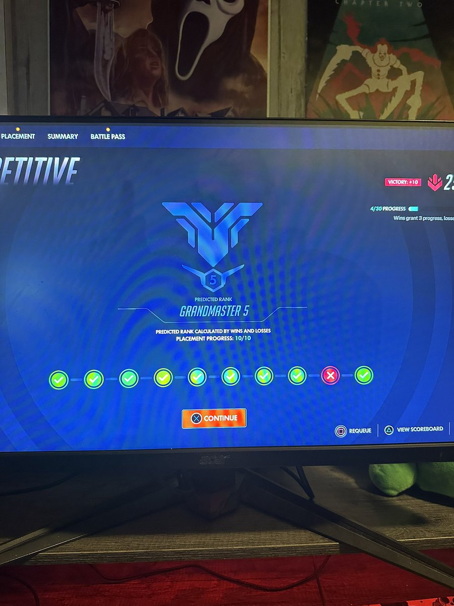 pawemre's tweet photo. got my girlfriend gold 4 to gm 5 in 2 days.  i really only wanted to do the drives but she didn’t have placements https://t.co/02DfJRlfI7