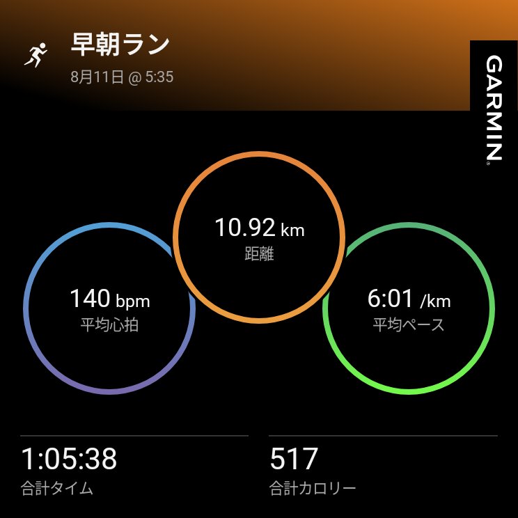 runkiguma's tweet photo. 近づいている台風の影響？
かなり涼しい✨️

病み上がりランなので、ゆっくりと。

涼しい+ゆっくりでも汗だく💦

ゆるジョグは #ソーティジャパン とキメている。
すでに前ももがバキバキなのだが？ https://t.co/wJZe0TDdWS