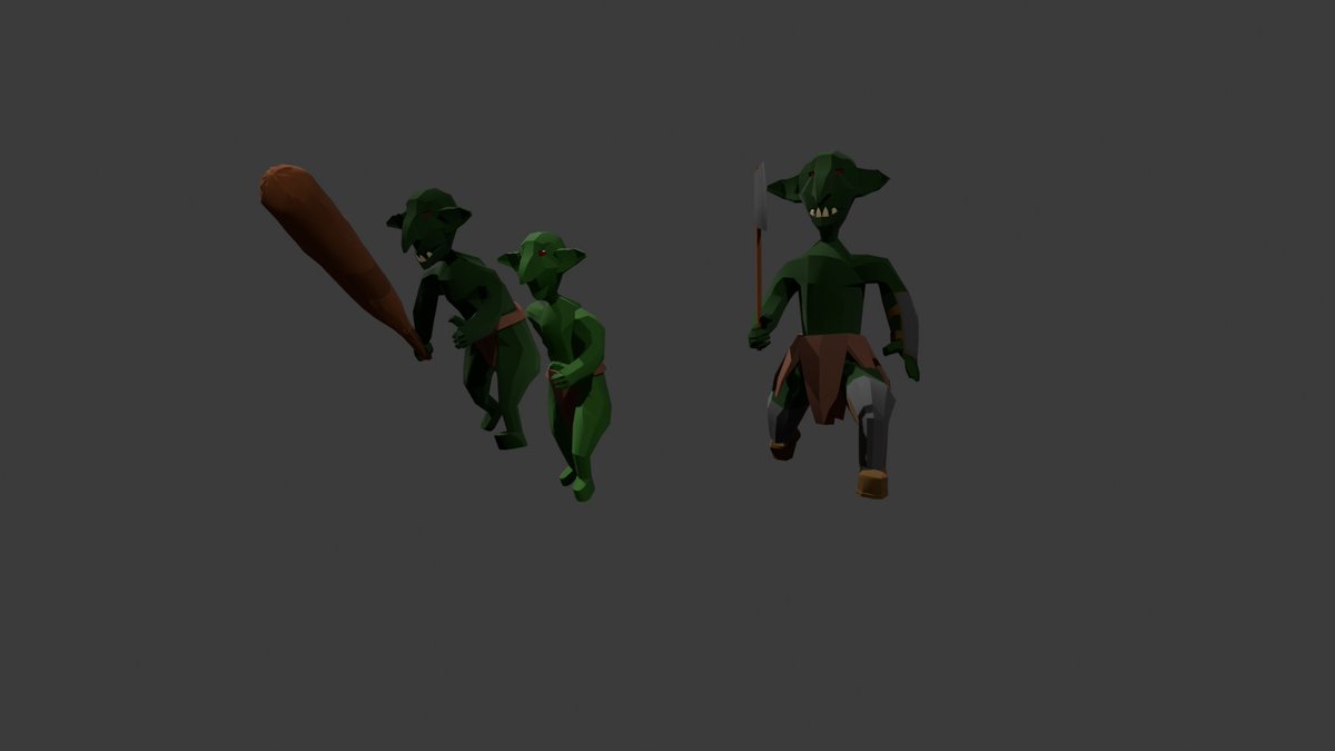 SteelRabbit_Dev's tweet photo. Our first enemies, a trio of goblins using stolen gear as they get progressively larger and stronger!

They'll be joined by some creaking undead and four legged beasts in the future.

Play the demo here: https://t.co/S8MzVVHfuP

#indiegames #towerdefence #gamedev https://t.co/NZvB4NhtvK