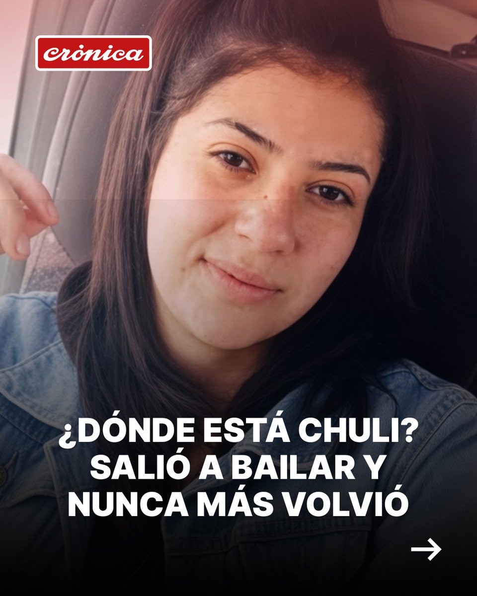 Cronica_ok's tweet photo. 🔴 "ESTAMOS DESESPERADOS"

🚨 La familia de Carla Fernández, conocida como "Chuli", busca a la joven de 19 años desde el sábado, cuando fue vista por última vez en un boliche de la zona sur del conurbano bonaerense.

📢 Según el relato de Brisa, su hermana, al programa "Imbatibles" de Crónica, la joven fue a bailar junto a su primo y decidió quedarse en el local con un desconocido en Quilmes, sin volver a comunicarse con su familia desde entonces.

🕕 El primo de Carla fue la última persona conocida en verla. Ambos habían llegado juntos al boliche en moto y la joven permaneció en el lugar mientras él se retiraba, alrededor de las 6 de la mañana.