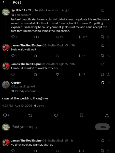 duckwestcest's tweet photo. #ttte this is why I love twitter https://t.co/rlDuTsshbO