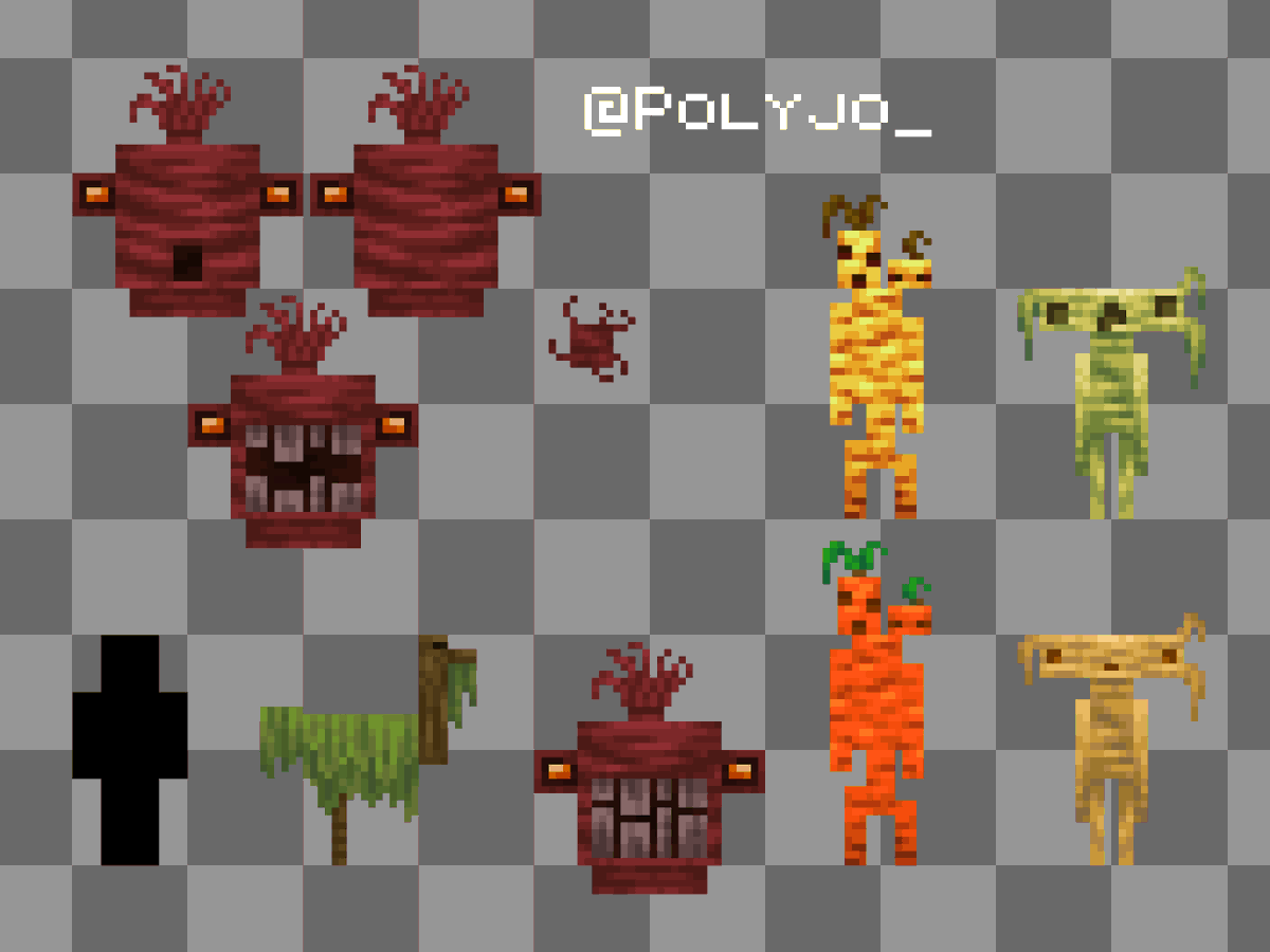 polyjo_'s tweet photo. vegables | Made in Blockbench

#minecraft #blockbench #pixelart #mobs #mod #gamedev #polyjoㅤㅤ https://t.co/WHtg0sOFOt