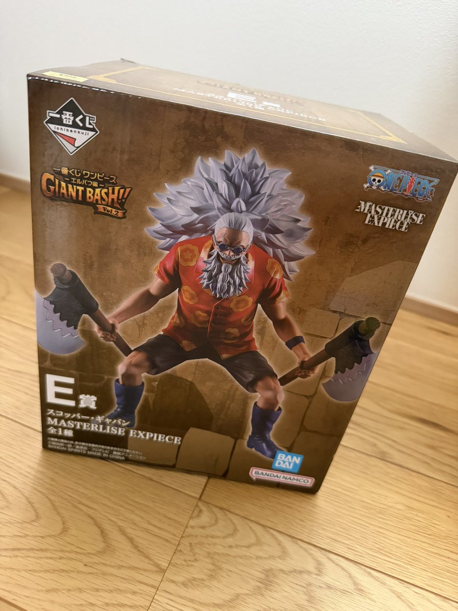 ta_skt's tweet photo. 朝セブンで３回引いたら
E賞スコッパー・ギャバン来ました！！
最新話でもカッコよくて好きなキャラだから嬉しい☺️
#ワンピース一番くじ
#一番くじ
#ワンピース
#エルバス編
#GIANTBASH https://t.co/EAxJpnget2