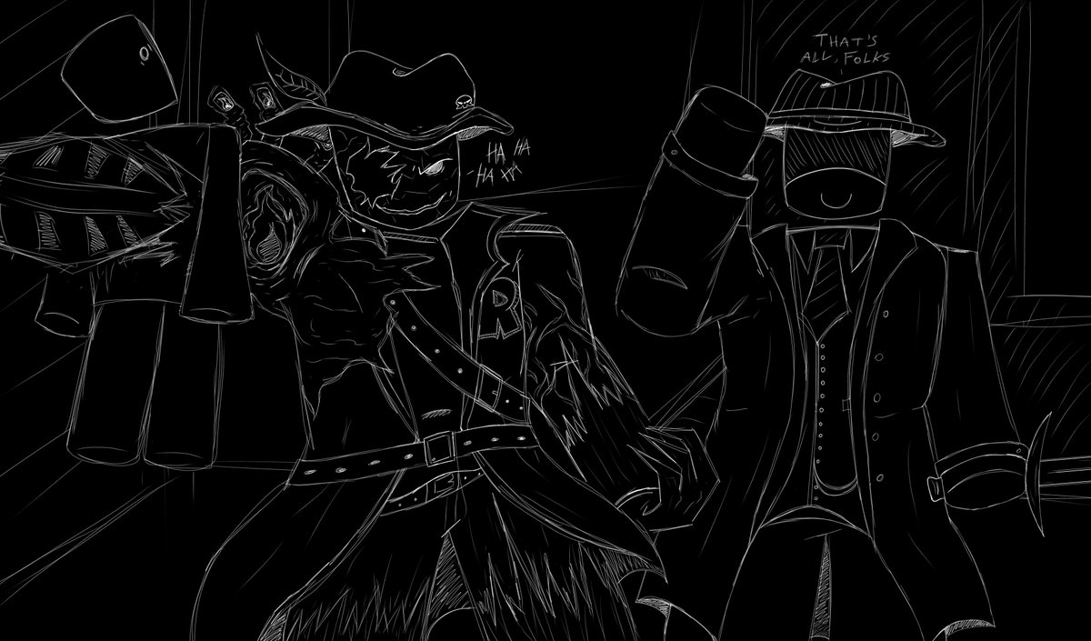 NicoleMika27994's tweet photo. Hello everybody! Welp trying to participating the Forsaken art contest! I drew my favorite character (gasharpoon) and also my best friend's favorite character (mafioso), I hope you like it! ;)
My discord: thenick_1117
Roblox ID: MarioRoxo_S3
#ForsakenLoadingContest #Forsaken https://t.co/lsm8Olw2Xq