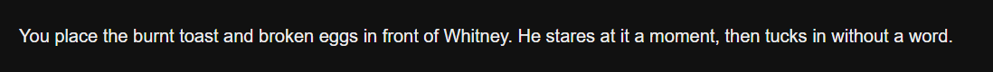 whitneyluv100's tweet photo. thinking about how whitney will eat PCs fucked up burnt food at breakfast without saying anything😭 https://t.co/4SouIJ8D1B