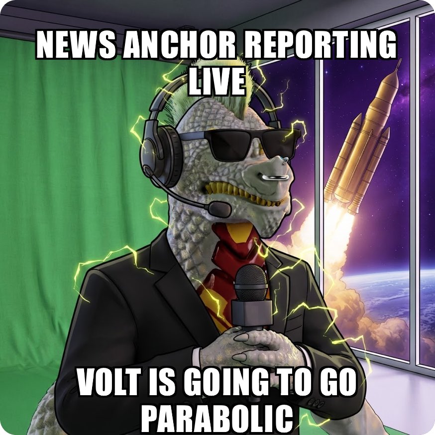 VoltedFXtrader's tweet photo. NEWS ANCHOR REPORTING LIVE VOLT IS GOING TO GO PARABOLIC
#VoltInu #VOLT #KJJacobs #LiveNews #VoltArmy #CryptoMeme #ToTheMoon https://t.co/awtuUwxUcH