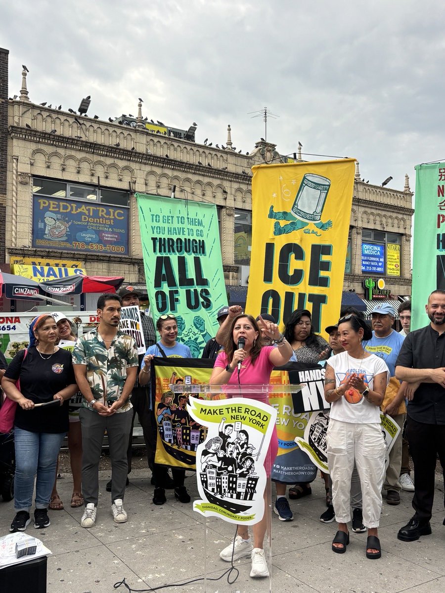 votejgr's tweet photo. We must abolish ICE. 

In Queens, masked federal agents are terrorizing immigrant families—ripping people from their homes, making neighbors afraid to work, learn, or seek care. New York will not be intimidated into silence. We will fight for dignity, not deportation. https://t.co/jri4Le5KGb