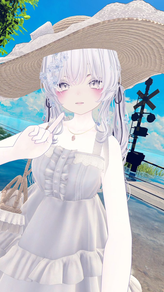 SenaCh_VRC's tweet photo. おはよ〜!☀️*ﾟ
#Sio_3D
#VRChat https://t.co/bSvmJjK7bT