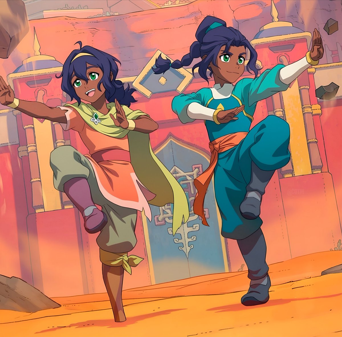 CartoonsOTMoon's tweet photo. Nuevo vistazo de las gemelas Pavi y Nisha en AVATAR: SEVEN HAVENS.

Llegará a Paramount+ el 9 de octubre. https://t.co/OCBZoIoQj3