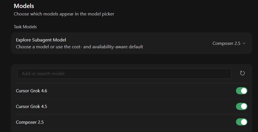 daniel_mac8's tweet photo. Grok 4.6 rolling out in Cursor NOW.

Really excited about this one.

Grok 4.5 was a big “Oh wow!” moment on the capability &amp; efficiency dimensions. https://t.co/ZajxcBnZoX