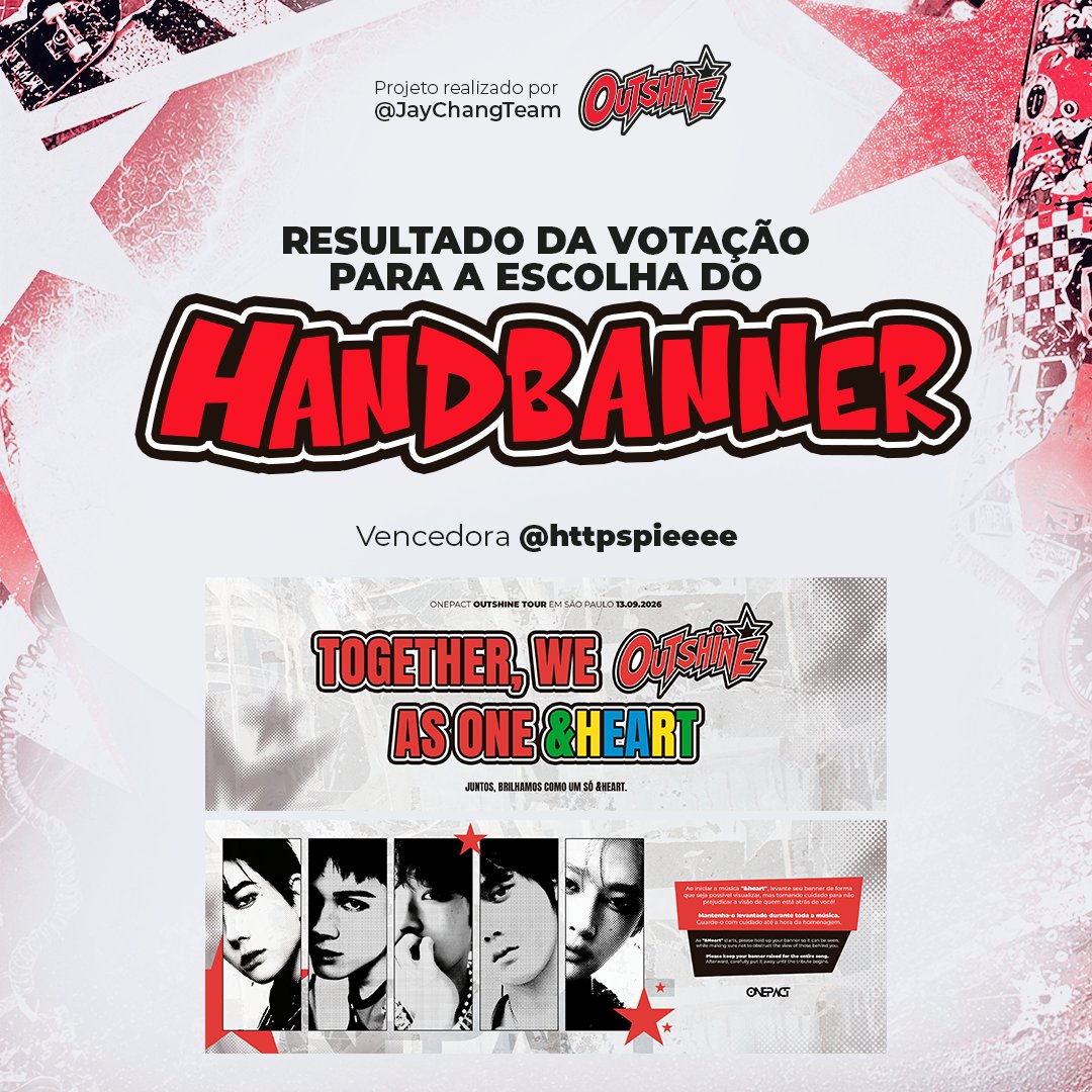 JayChangTeam's tweet photo. 🗳️ | Hora do anúncio!

Vocês decidiram e, após recebemos 186 votos únicos, temos nosso design para o handbanner, que recebeu 64,5% dos votos. Design feito pela @httpspieeee!

Esperamos que vocês gostem. Agradecemos a participação do fandom na escolha 🫂 https://t.co/4lPHVr6y2r