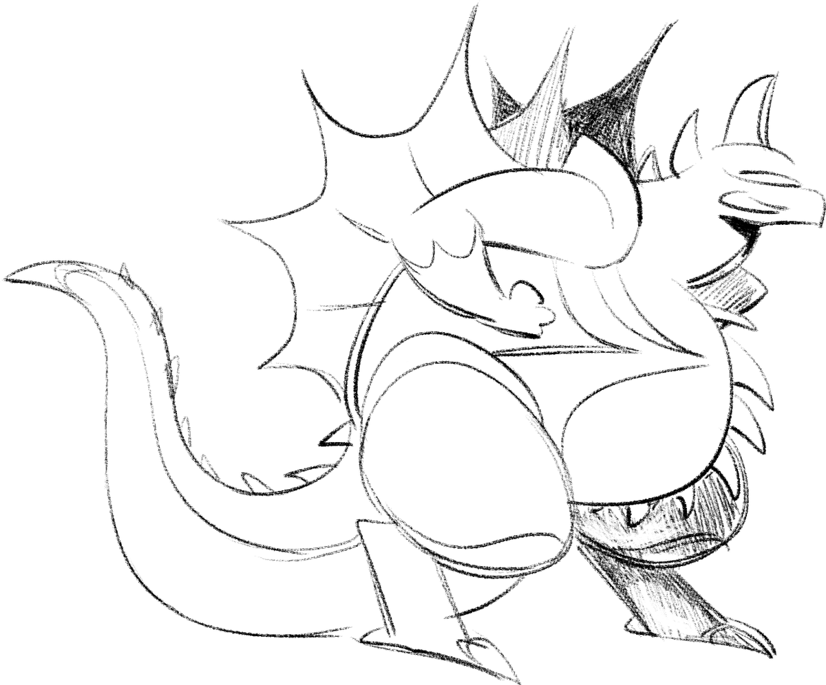 Kin070203's tweet photo. gigan sketches https://t.co/2XWXtUftz0