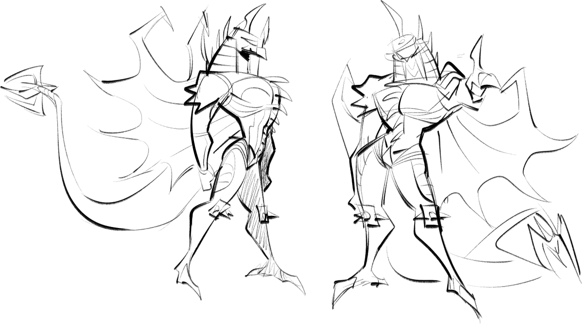 Kin070203's tweet photo. gigan sketches https://t.co/2XWXtUftz0