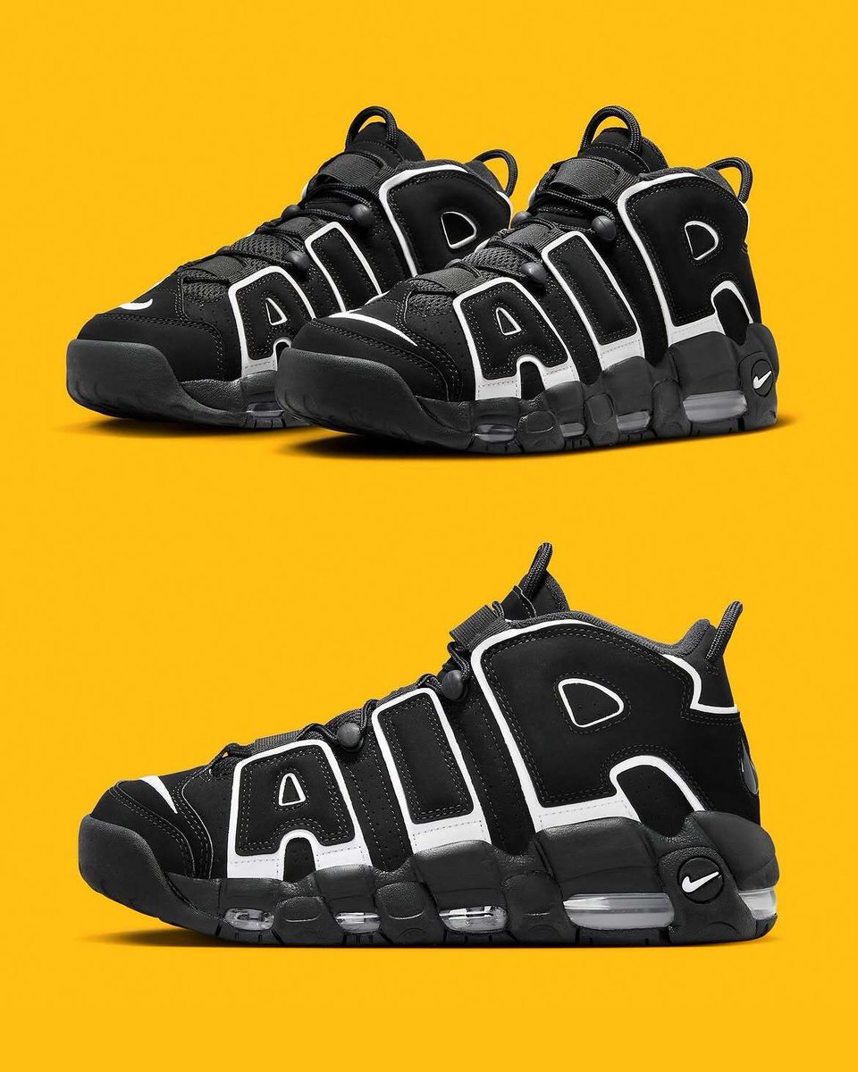 JustFreshKicks's tweet photo. Nike Air More Uptempo OG “Black/White” Returns August 21 🎱 https://t.co/UnFl1iAyuO