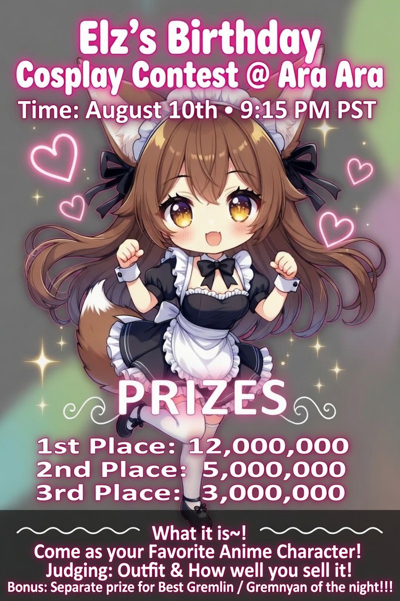djay_kk's tweet photo. Tonight we'll be celebrating Elz's birthday (the owner of Ara Ara).  I'll be streaming LIVE from 10p-11p et, but the party starts at 9p. Come on down and hang out!!  See you there!!  https://t.co/tVcrLQKNLn https://t.co/R99tFJIF6O