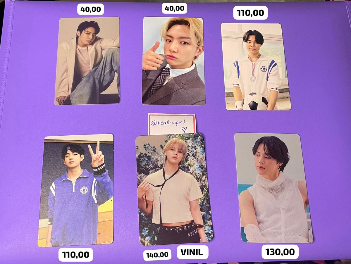 realsope1's tweet photo. VENDO

💲Valores na foto
📬 Frete fixo de R$ 18 por módico, p/ outros tipos de envio consultar no PV
✅ Pagamento imediato 

#vendopc #bts #muse #dday #ptd #festa #memyself #muster #jk #taehyung #jimin #hobi #suga #rm #jin #vendabts https://t.co/zkkEBQdOq8