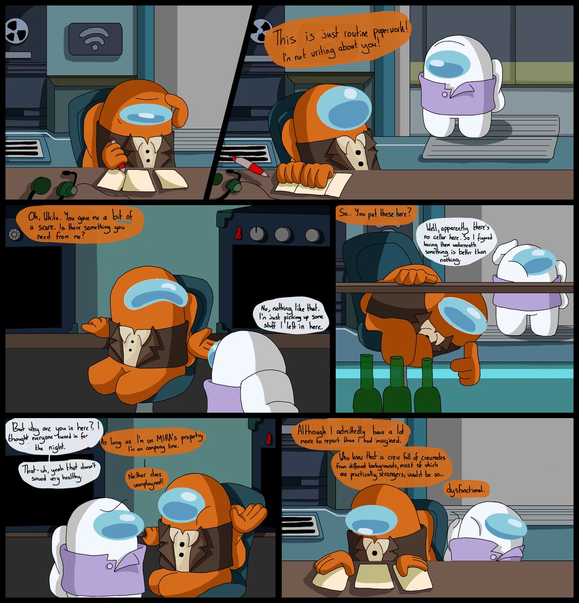 SNK_LRD's tweet photo. Dumb little #trustfund comic I made because all my AU stuff had me misssing them.
#amongus #amongusshow https://t.co/TRuNdbaGMi