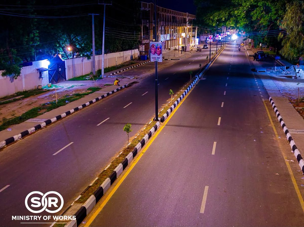 ibrahimado__'s tweet photo. Anyone who hasn’t been to Kano for a year may not believe this is Nassarawa Hospital Road.

#AbbaIsWorking. https://t.co/4XFqeq7BE8