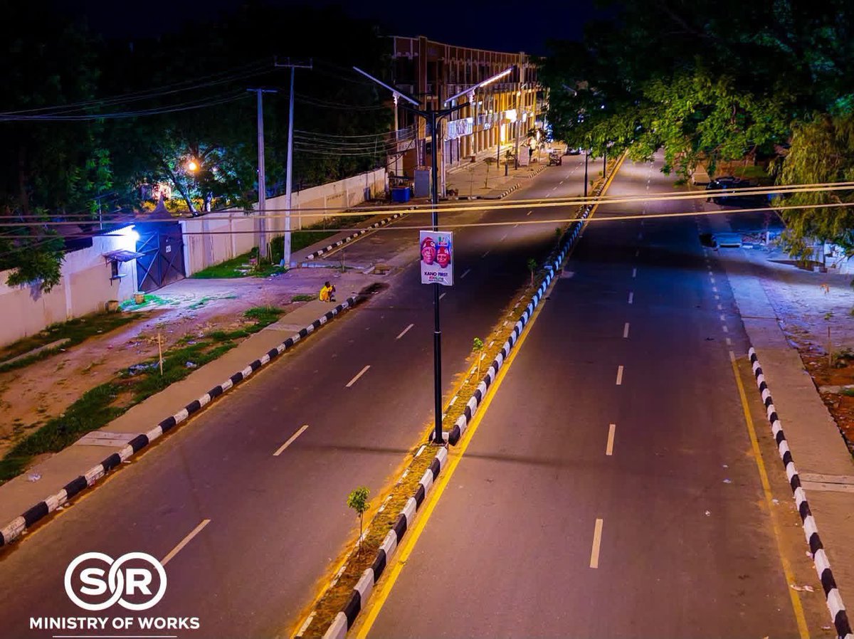 ibrahimado__'s tweet photo. Anyone who hasn’t been to Kano for a year may not believe this is Nassarawa Hospital Road.

#AbbaIsWorking. https://t.co/4XFqeq7BE8