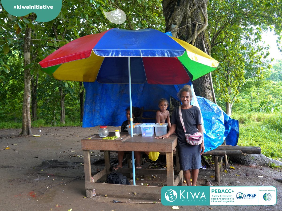 SprepChannel's tweet photo. Barana women are staying longer at the market, growing their businesses &amp; earning more for their families. 

From bookkeeping training to market equipment, around 80 women are building their livelihoods: https://t.co/JGJA8LOemz. 

PEBACC+ is funded by @InitiativeKiwa &amp; @FFEM_Fr. https://t.co/NffXrKTKIP