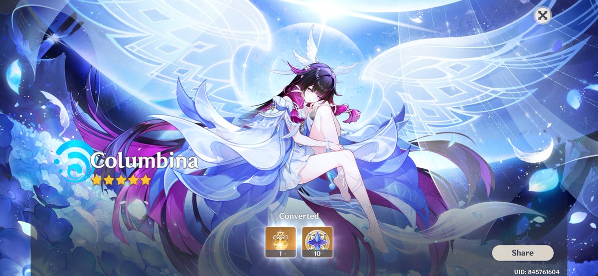 shiningAta's tweet photo. Finally managed to to get C1 columbina 😆 https://t.co/sAiPDbQUBU